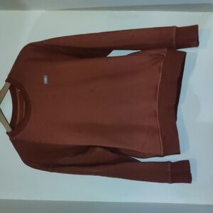 Figs Orange Crewneck Sweatshirt Size Small